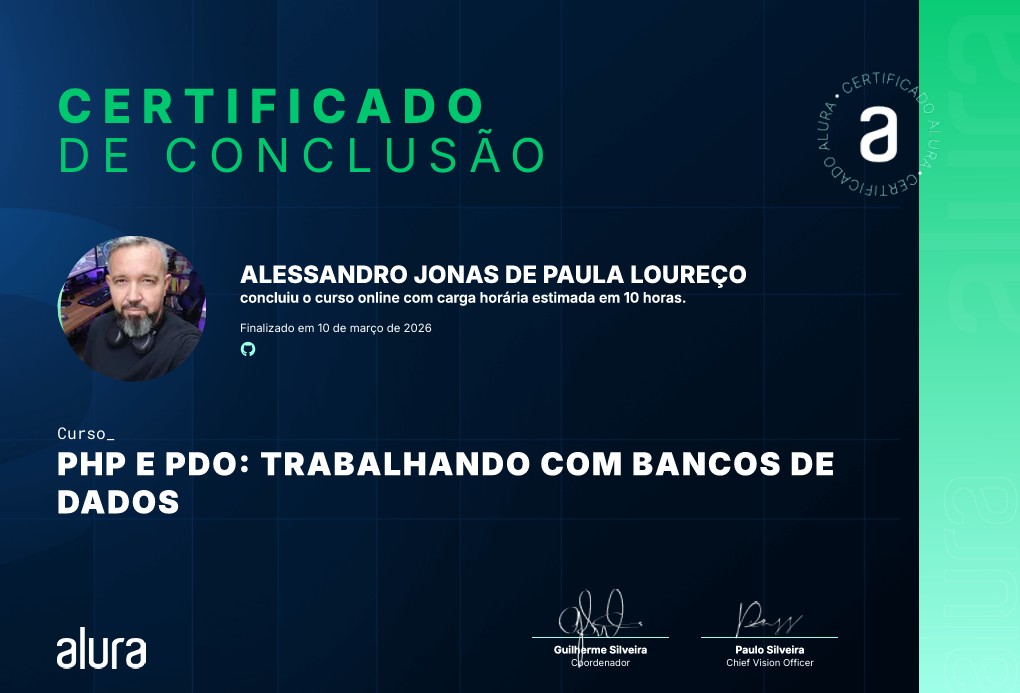 PHP e PDO - Trabalhando com Banco de Dados