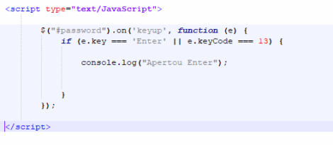 Keypress Enter