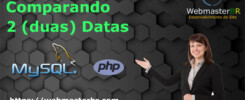 mysql comparando duas datas
